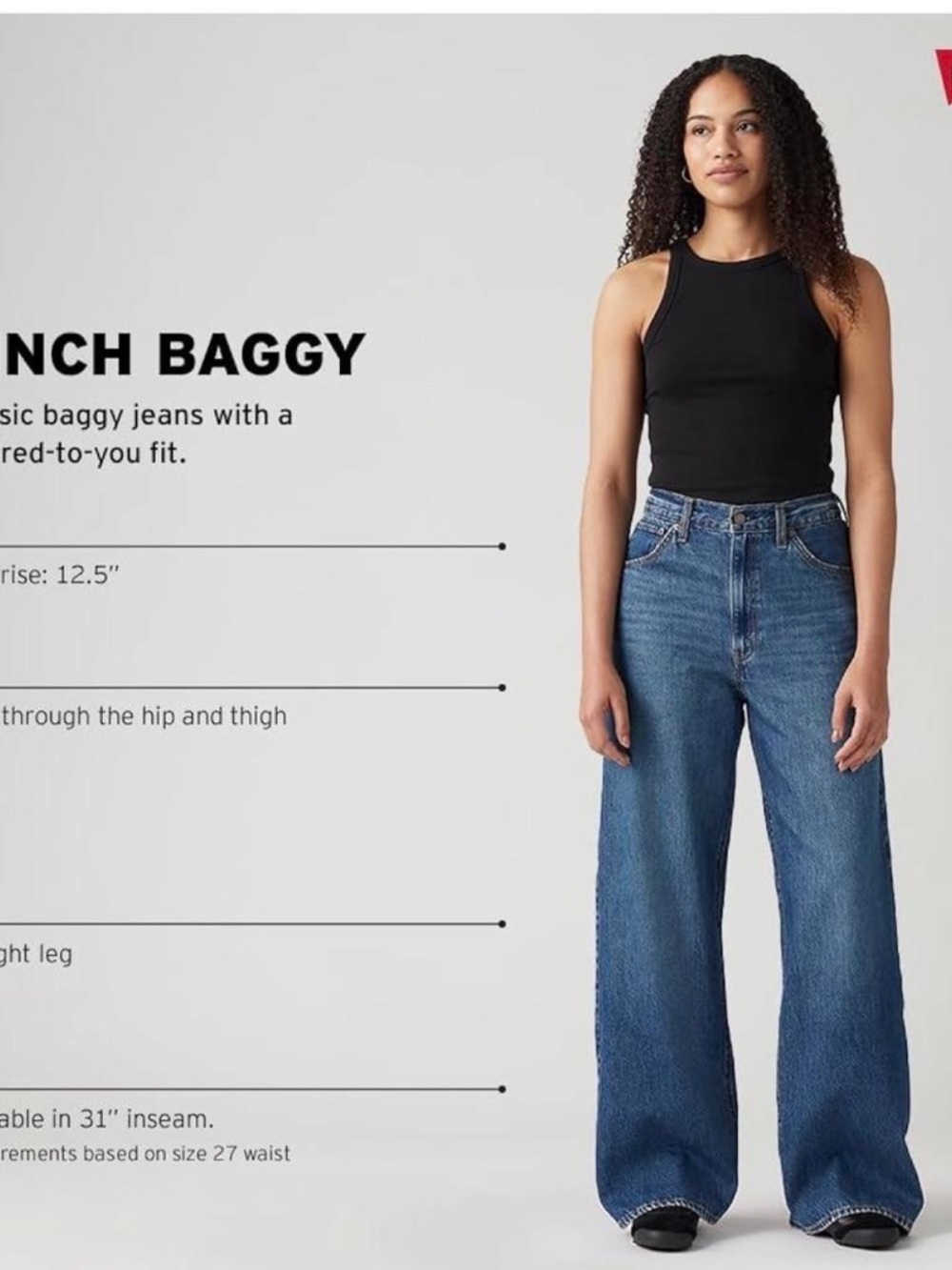 Levi Cinch Baggy Jeans - Blue